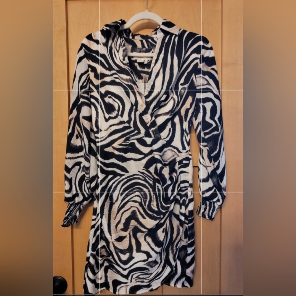 NEW Anthropologie Zebra Print Dress - Picture 3 of 16